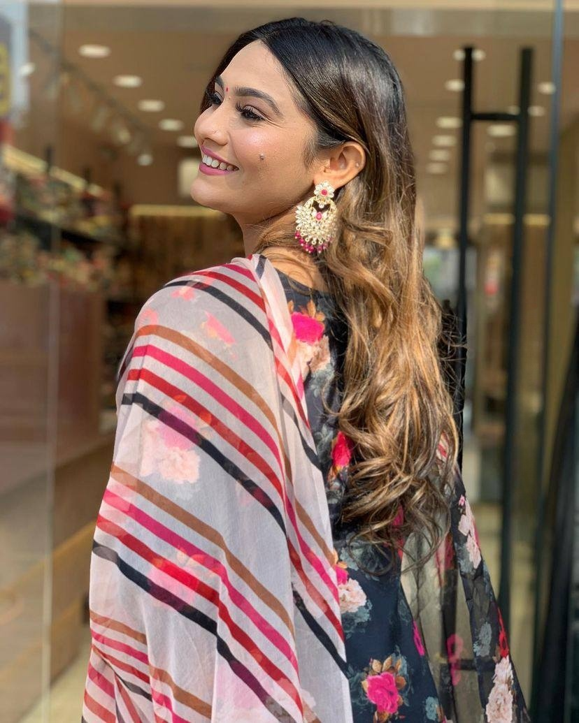 Precious Black Color Viscose Silk With Embroidery Work Beautiful Kurta Set