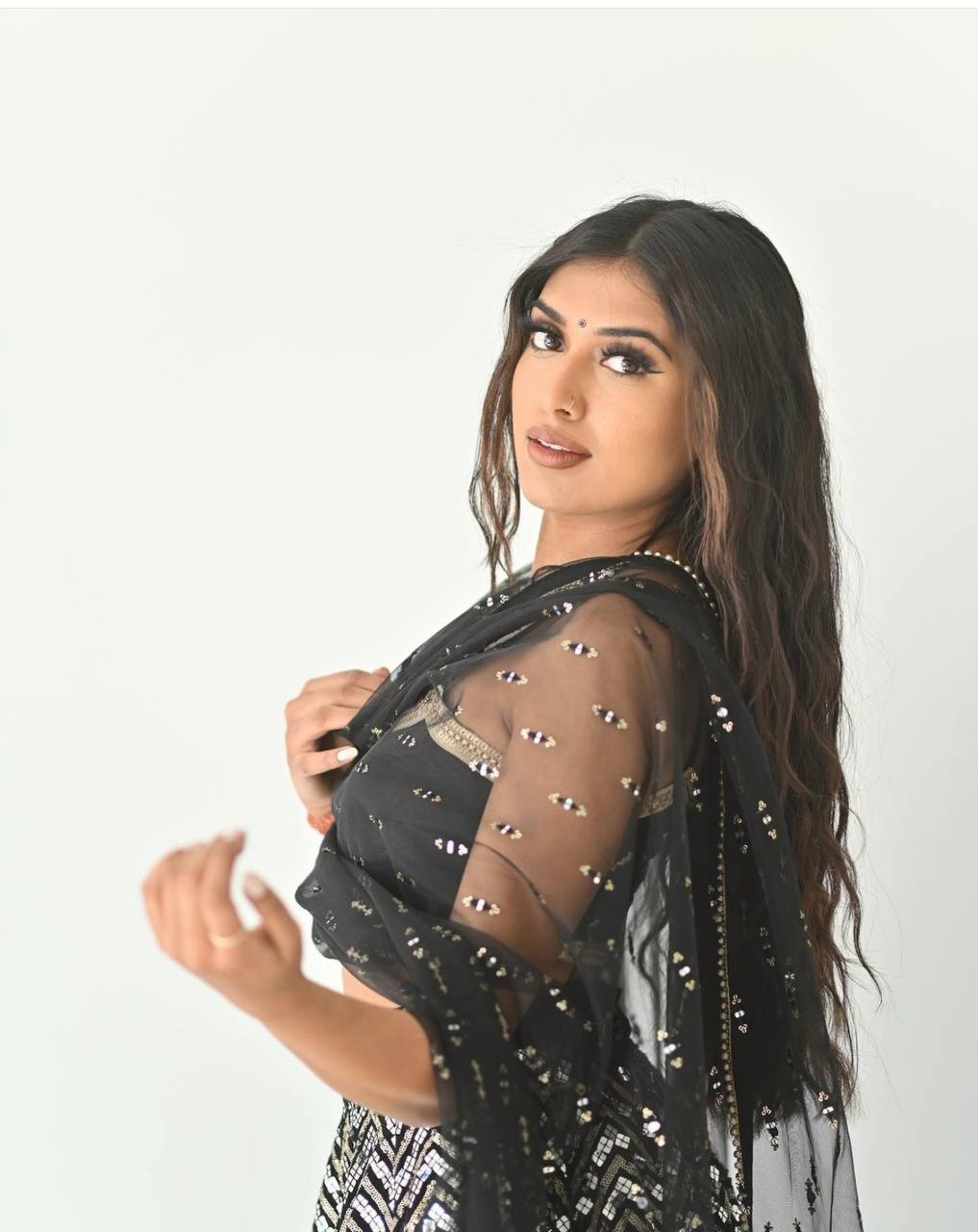 Exclusive Bollywood Style Black Color Heavy Sequence Work Lehenga Choli For Party & Wedding Wear Bridesmade