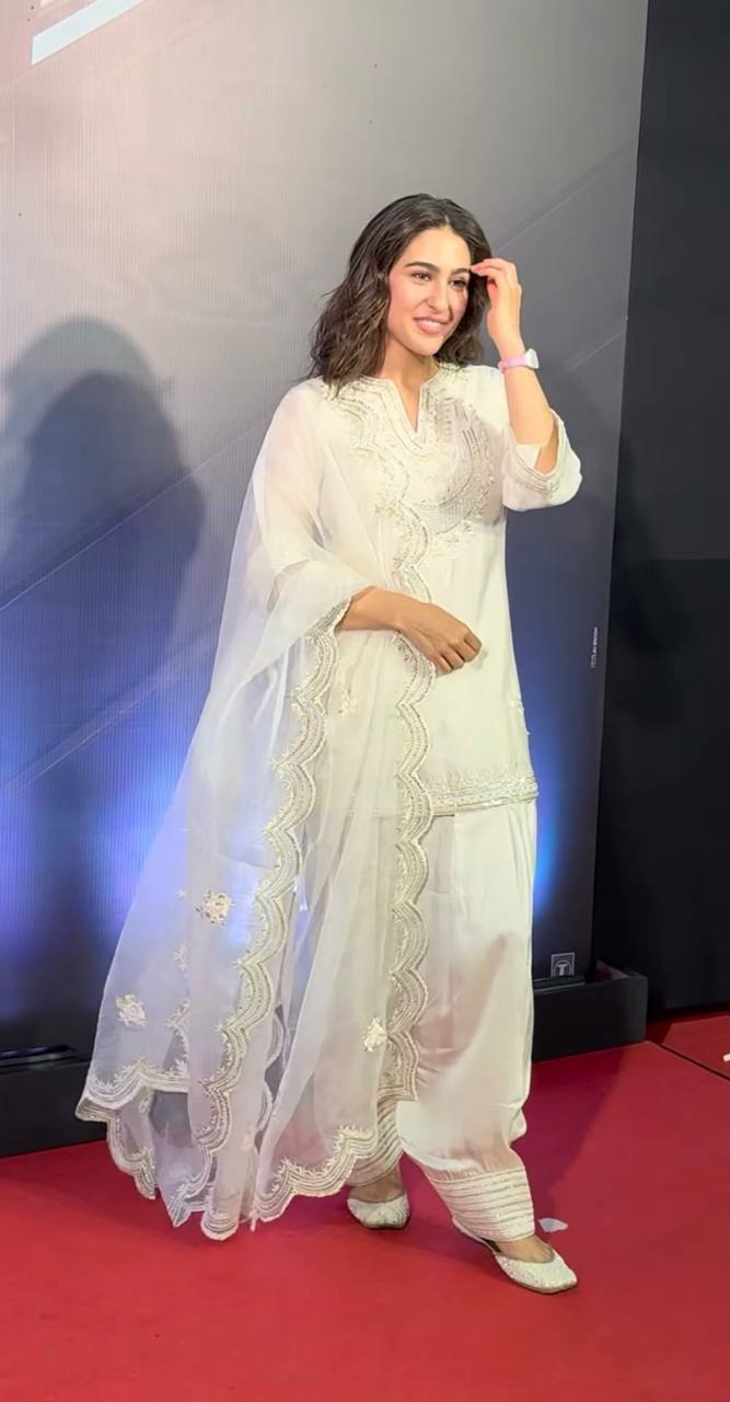 Designer Party Wear Sara Ali Khan Inspired Suit Set