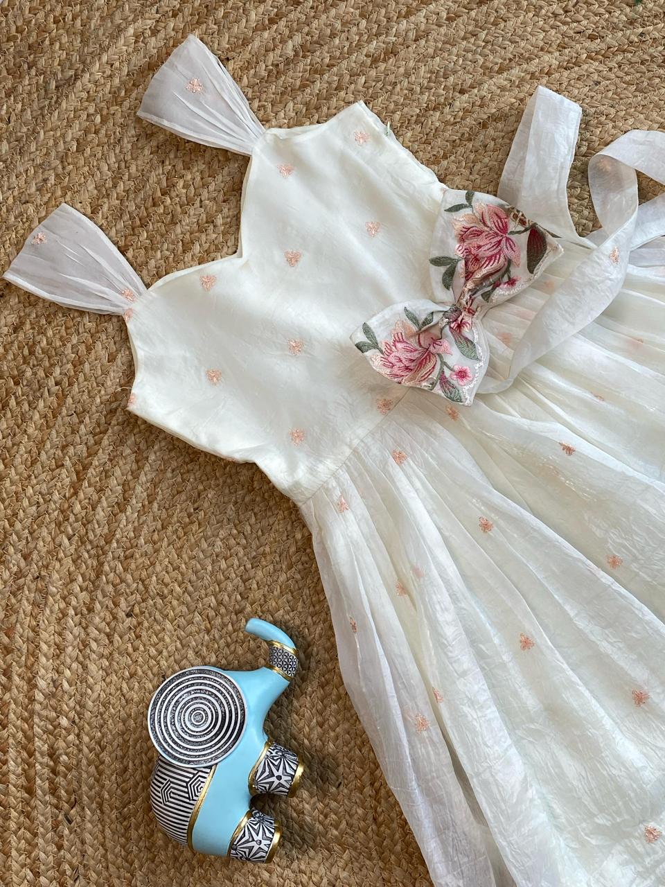 Beautiful Wedding Wear Embroidered Designer Gown For Girls