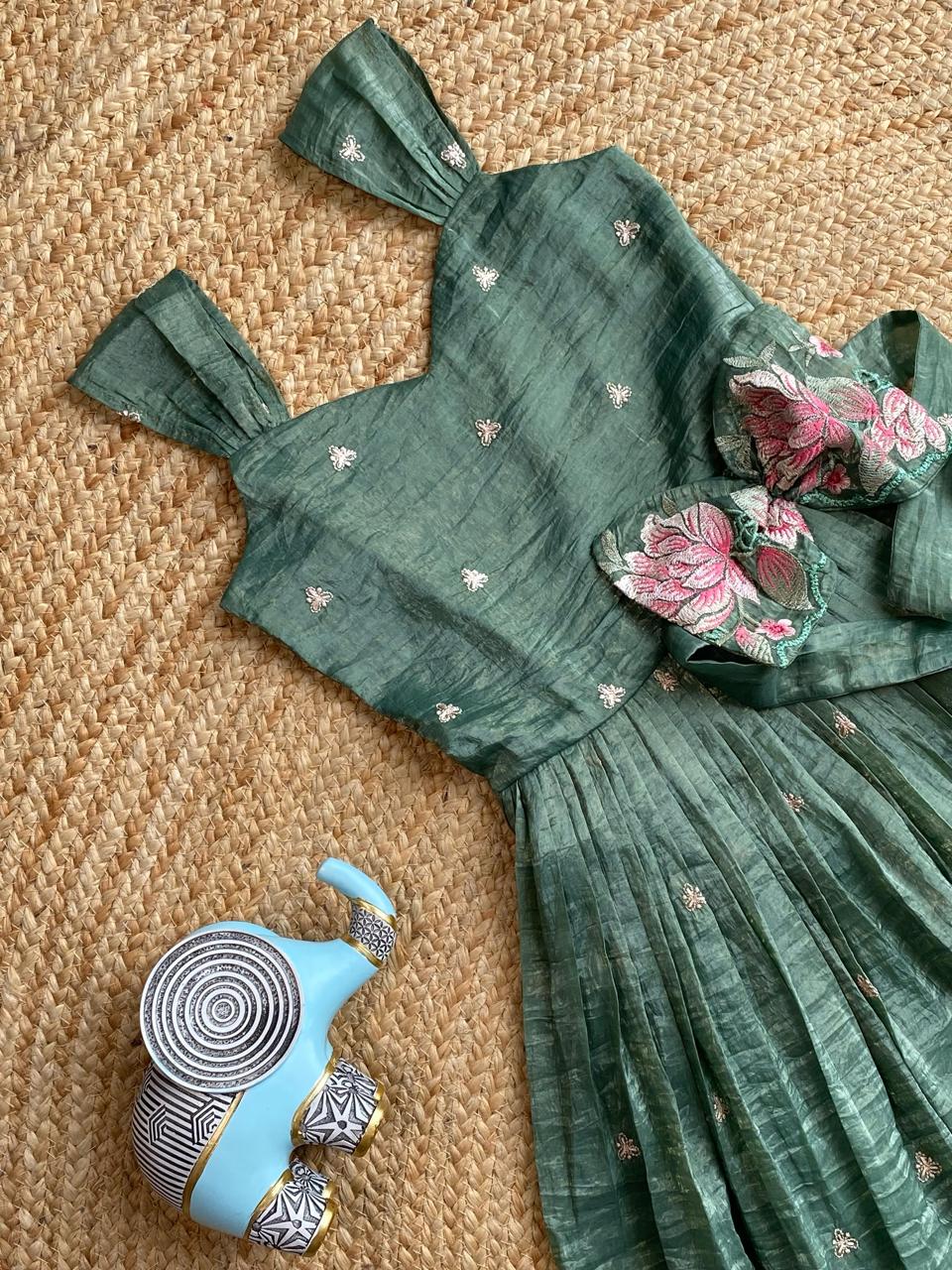 Beautiful Wedding Wear Embroidered Designer Gown For Girls