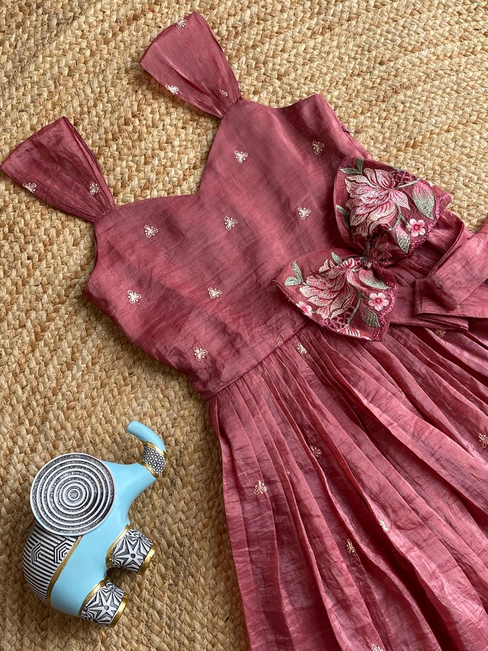 Beautiful Wedding Wear Embroidered Designer Gown For Girls