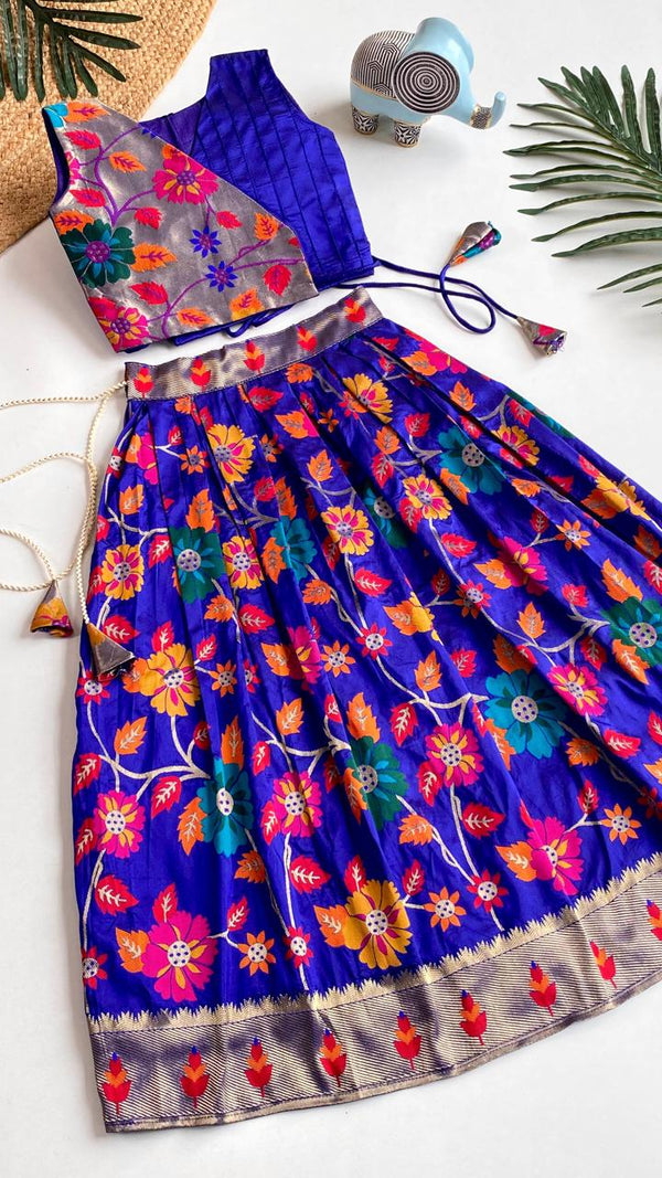 Wedding Wear South Style Designer Lehenga Choli For Girls