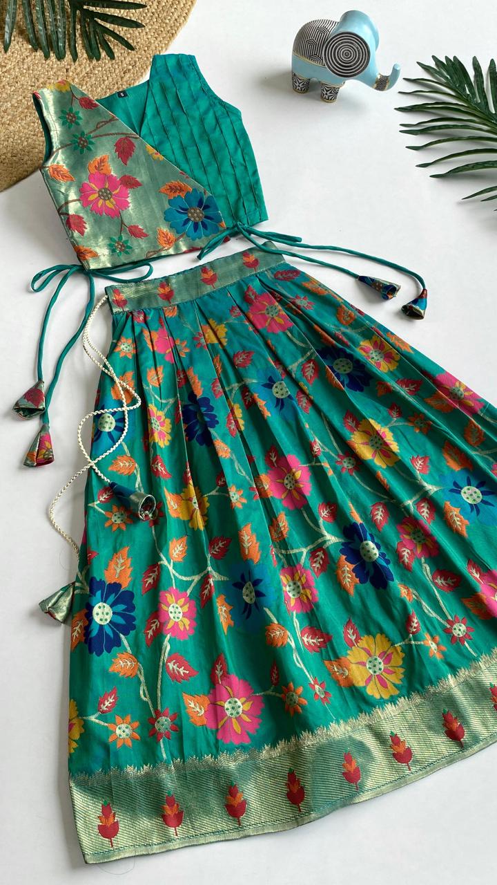Wedding Wear South Style Designer Lehenga Choli For Girls