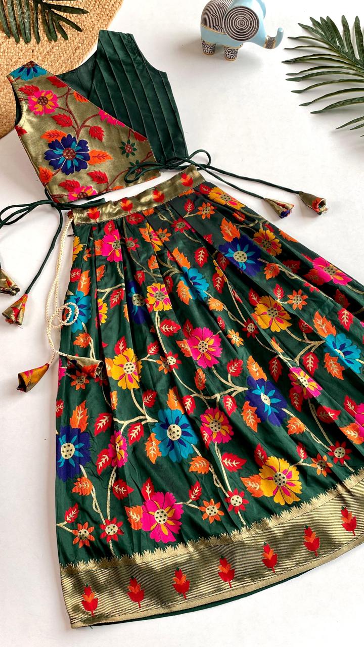 Wedding Wear South Style Designer Lehenga Choli For Girls
