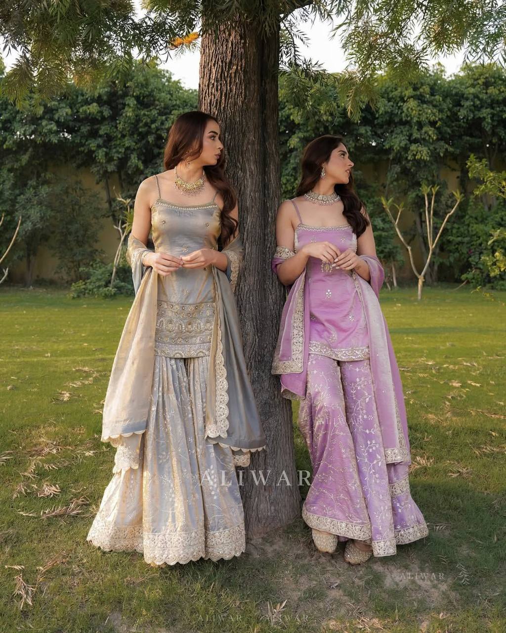 Sangeet Wear Embroidered Ready To Wear Lehenga Choli Set