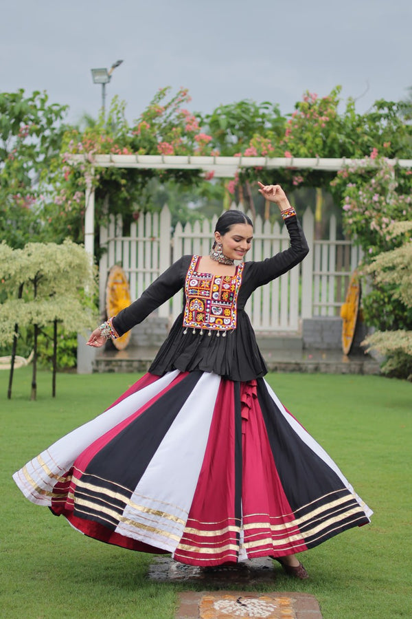 Attractive Multicolor Navratri Special Lehenga Choli Ready To Wear