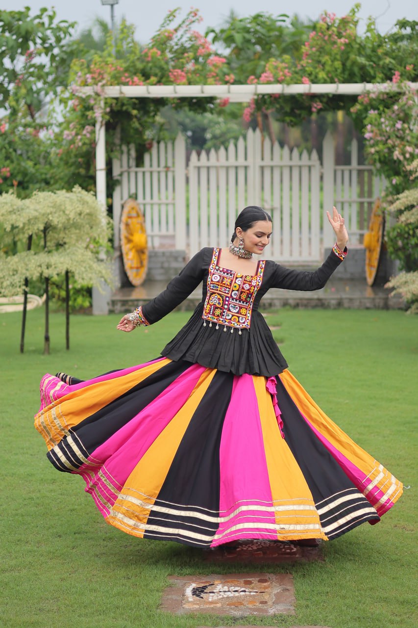 Designer Multicolor Navratri Special Lehenga Choli Ready To Wear