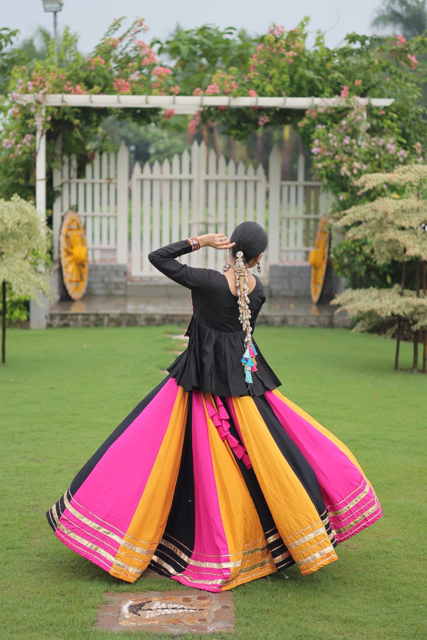 Designer Multicolor Navratri Special Lehenga Choli Ready To Wear