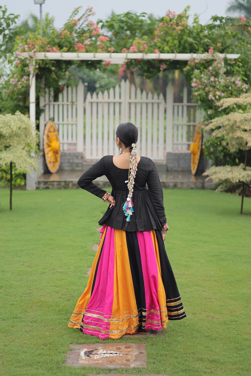 Designer Multicolor Navratri Special Lehenga Choli Ready To Wear