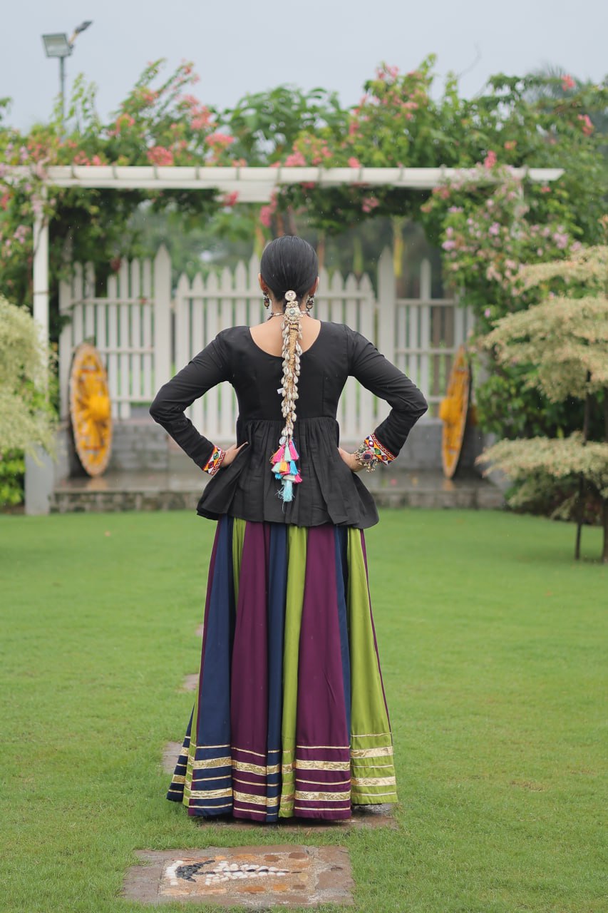 Trendy Multicolor Navratri Special Lehenga Choli Ready To Wear