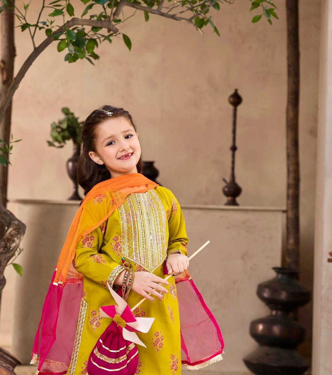 Designer Yellow Color Printed Ready To Wear Shara Suit
