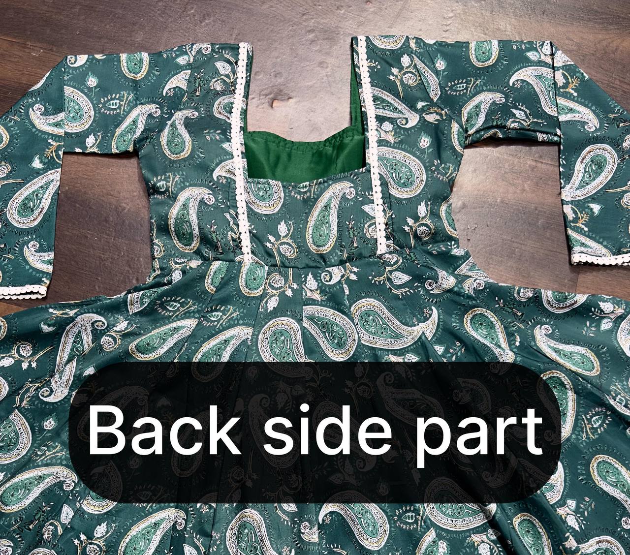 Party Wear Green Color Maslin Fabric Digital Print Work Anarkali Suit