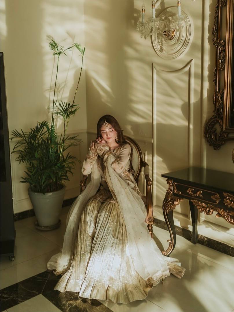 Elegant Off White Color Faux Georgette Sharara Set