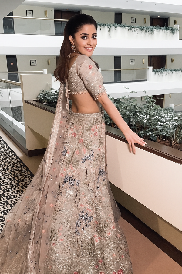 Bollywood Style Designer Weddign Wear Grey Color Heavy Embroidered Kasturi Silk Lehenga Choli