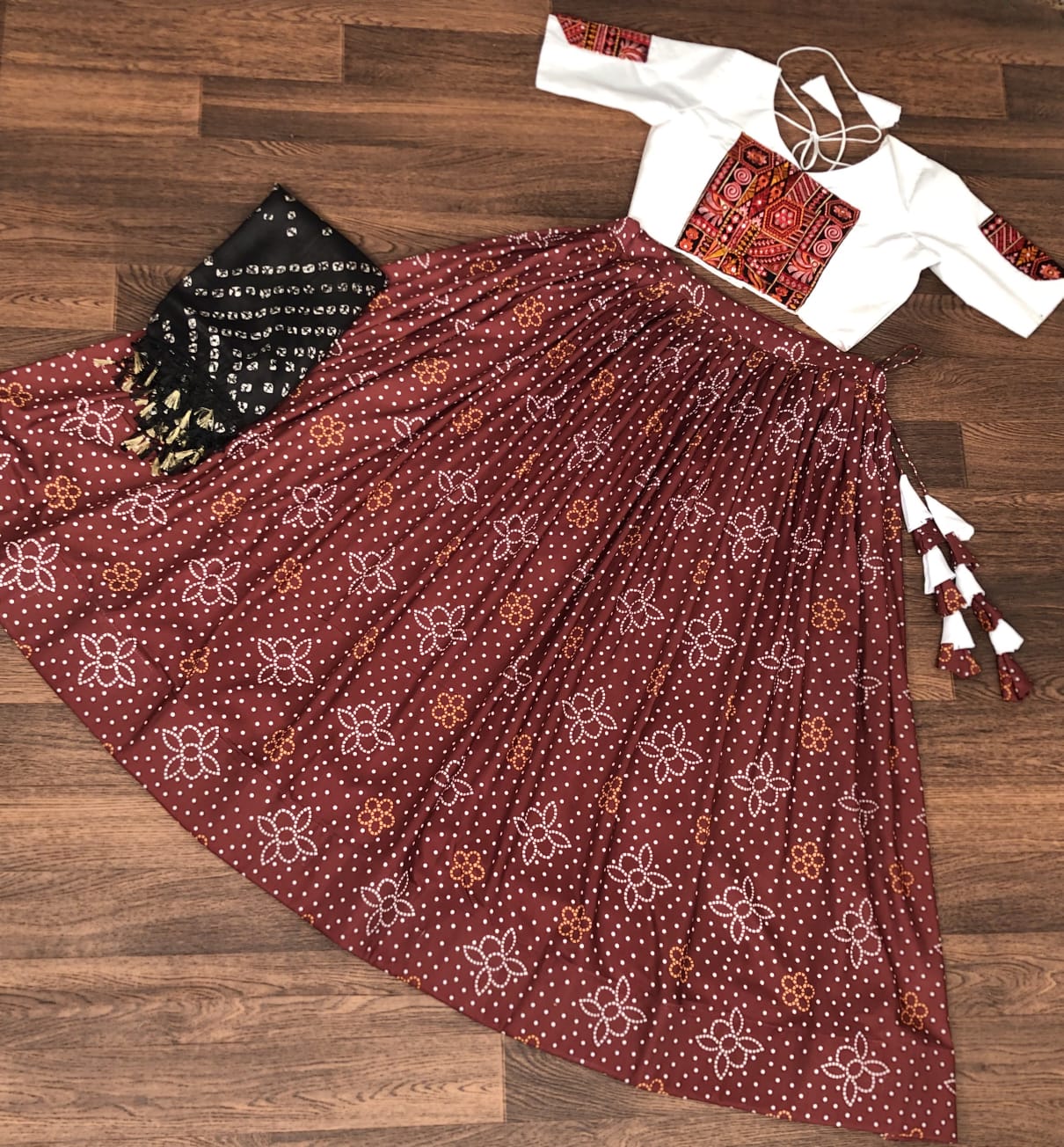 Traditional Wear Maroon Color Digital Print Lehenga Choli