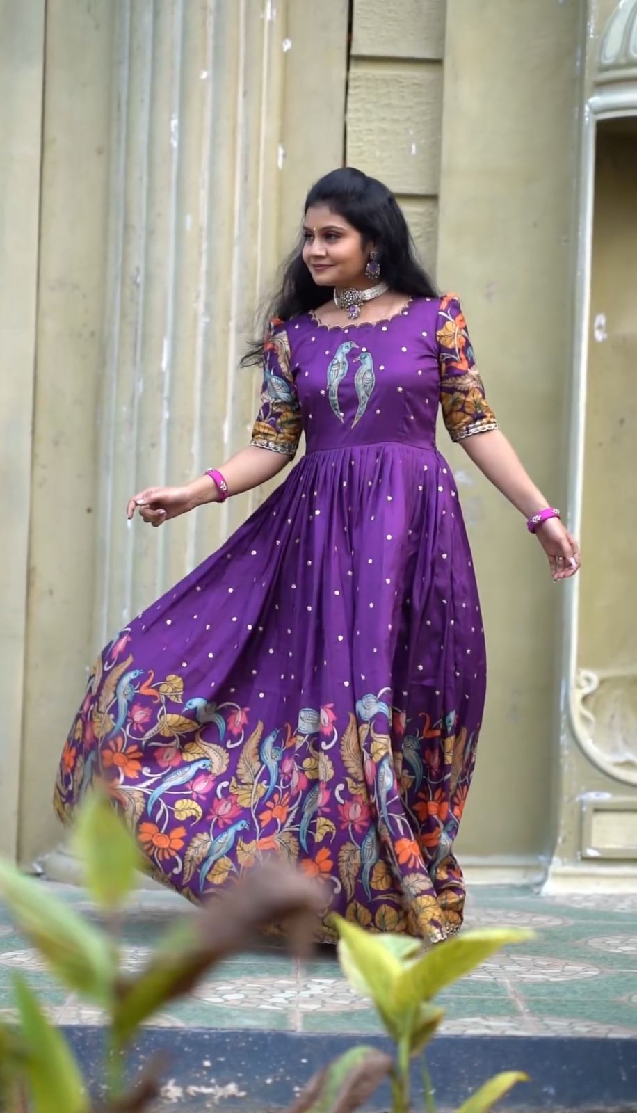 kalamkari long dress Kalamkari Dress