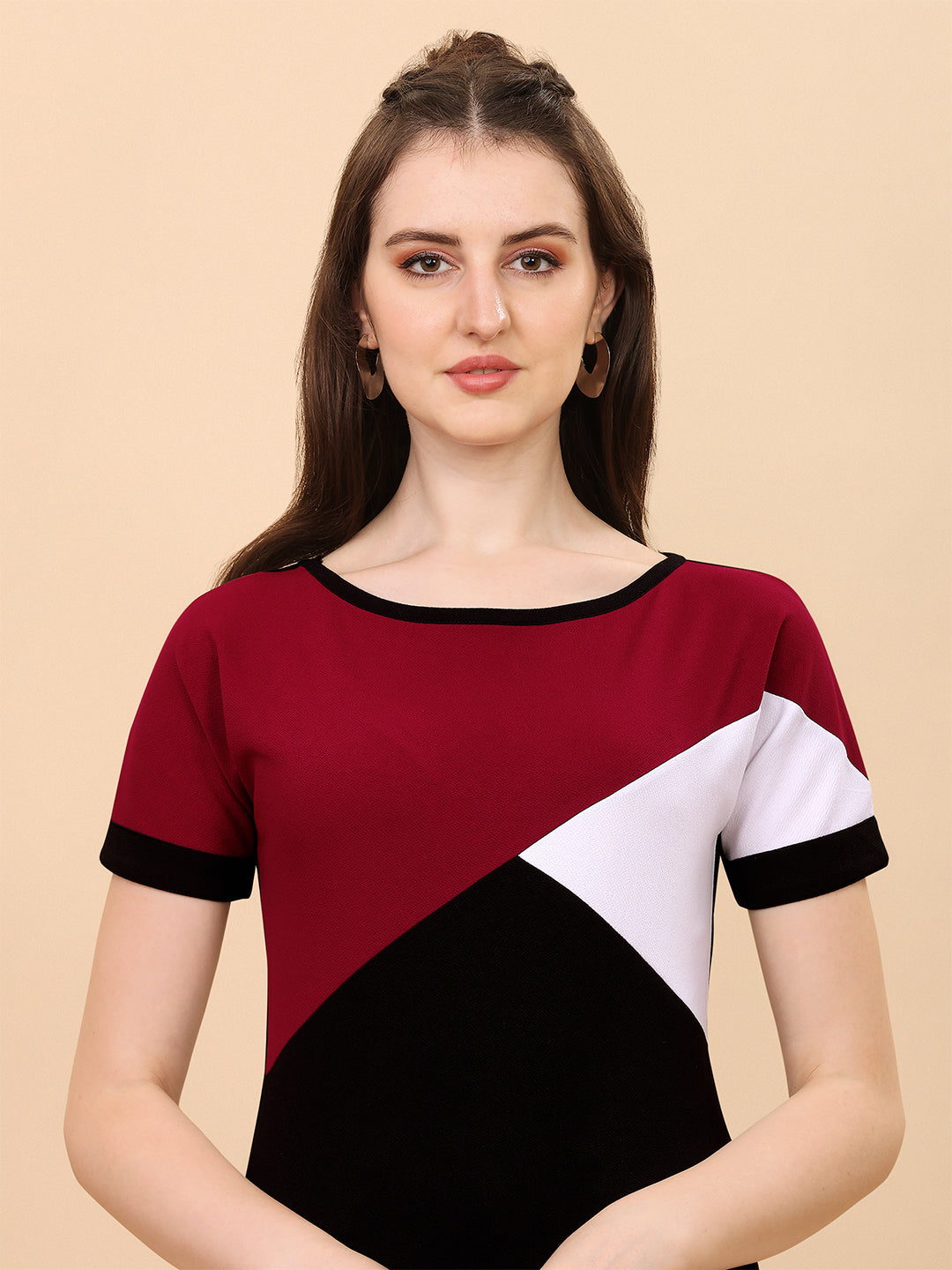 Casual Wear Maroon Color Women Top