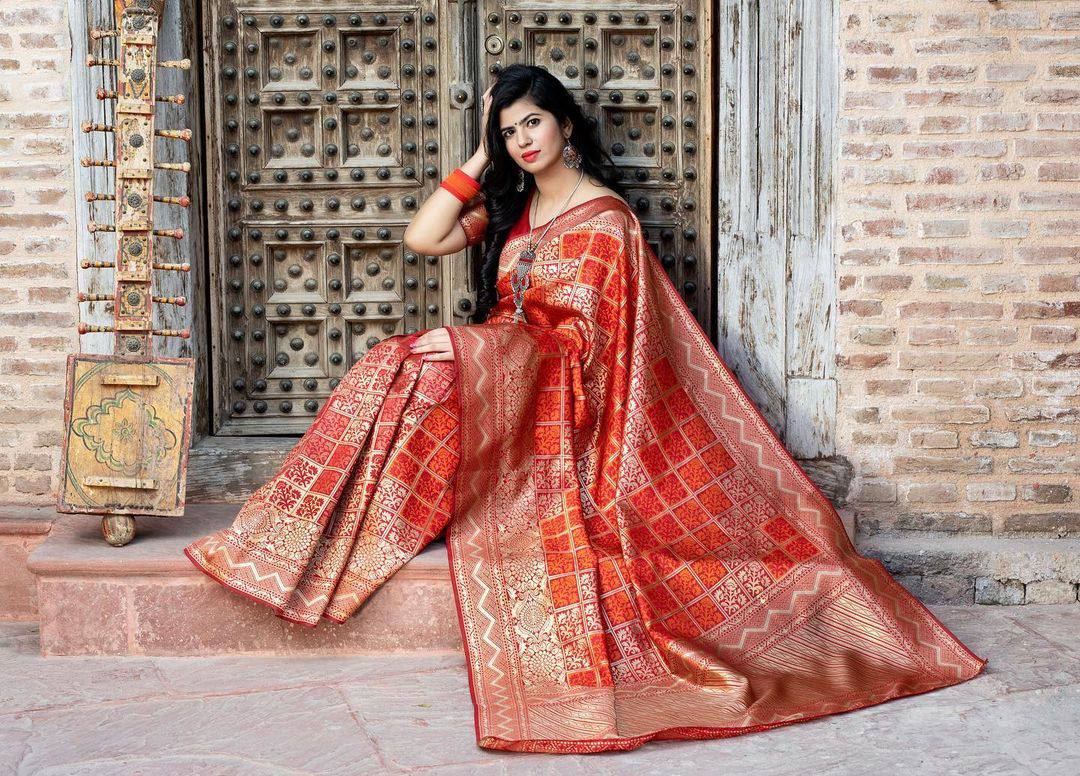 Red Color Marvelous  Soft Silk Saree