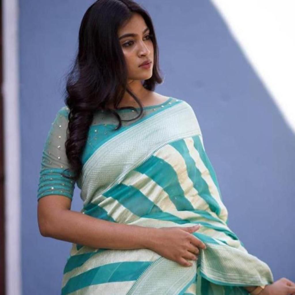 Classy Sky Blue And Silver Jacquard Work Saree